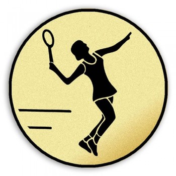 Emblém tištěný Tenis žena 25 mm