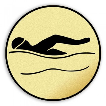 Emblém tištěný Plavání 25 mm