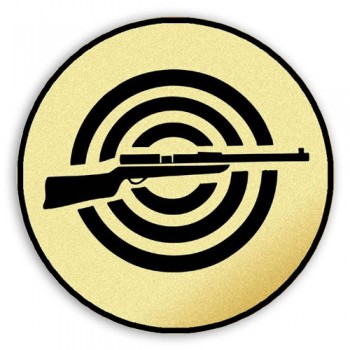Emblém tištěný Střelba puška 25 mm