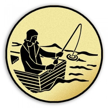 Emblém tištěný Rybář 25 mm