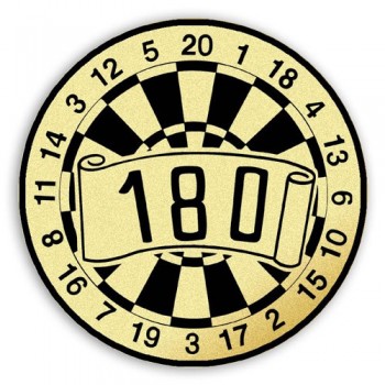 Emblém tištěný Šipky Bingo 25 mm