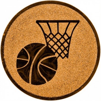 Emblém basketbal bronz 25 mm