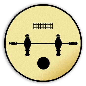 Emblém tištěný Stolní fotbal 25 mm