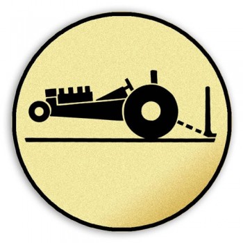 Emblém tištěný Závody traktorů 25 mm