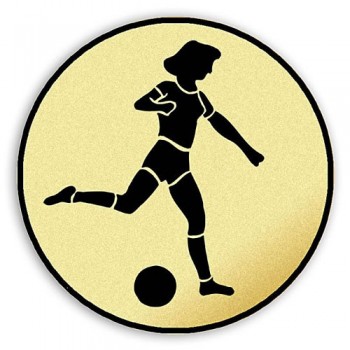 Emblém tištěný Fotbal ženy 25 mm