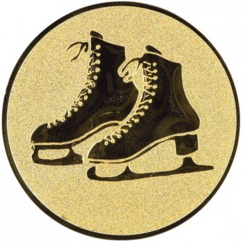 Emblém krasobruslení zlato 25 mm