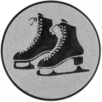 Emblém krasobruslení stříbro 25 mm
