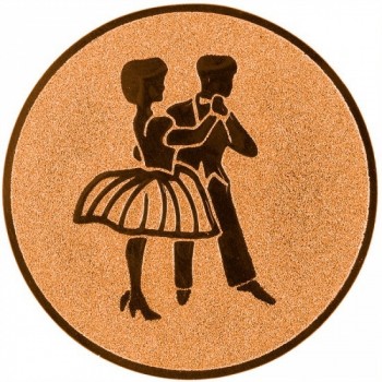 Emblém tanec bronz 25 mm