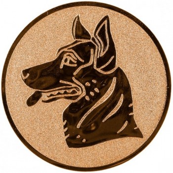 Emblém kynologie bronz 25 mm