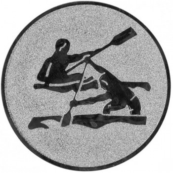 Emblém kanoistika stříbro 25 mm