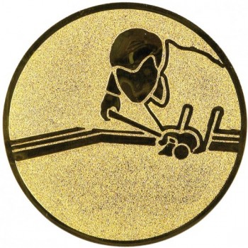 Emblém karambol zlato 25 mm
