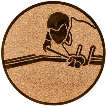 Emblém karambol bronz 25 mm