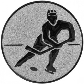 Emblém hokej stříbro 25 mm