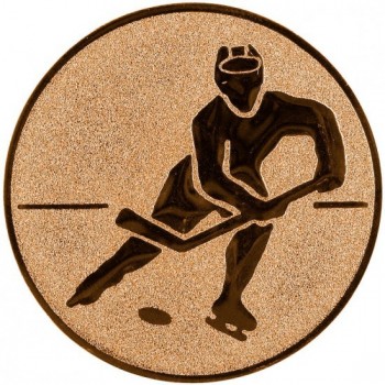 Emblém hokej bronz 25 mm
