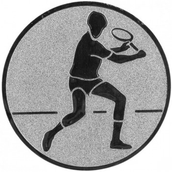 Emblém tenis stříbro 25 mm