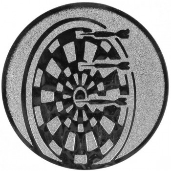 Emblém šipky stříbro 50 mm