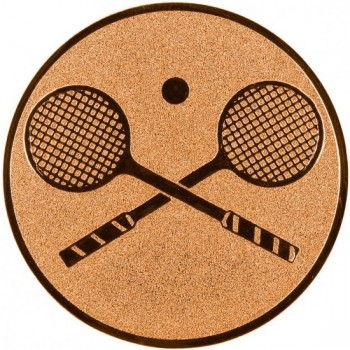 Emblém squash bronz 25 mm