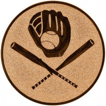 Emblém baseball bronz 25 mm