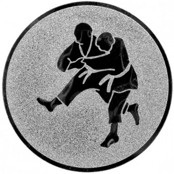 Emblém judo stříbro 25 mm