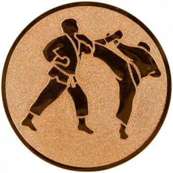 Emblém karate bronz 25 mm