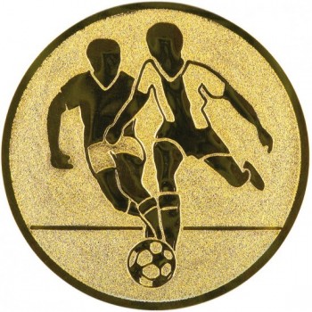 Emblém fotbalista zlato 50 mm