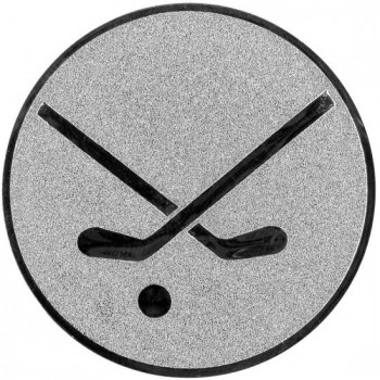 Emblém hokejbal stříbro 25 mm