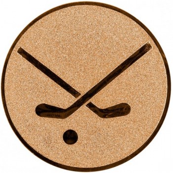 Emblém hokejbal bronz 25 mm