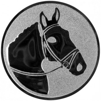 Emblém kůň stříbro 25 mm