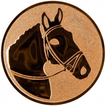 Emblém kůň bronz 25 mm