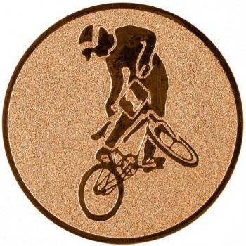 Emblém cyklotriál bronz 25 mm