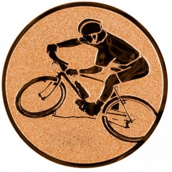 Emblém horská kola bronz 50 mm