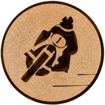 Emblém motorka bronz 25 mm