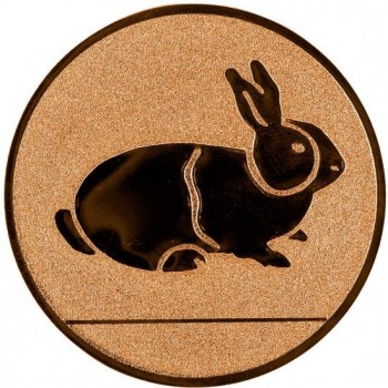 Emblém králík bronz 25 mm
