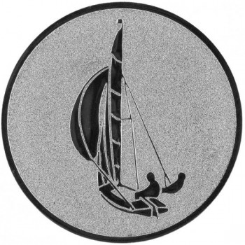 Emblém jachting stříbro 50 mm