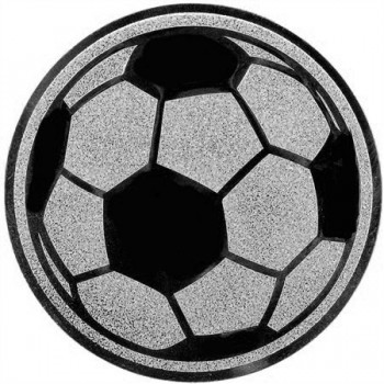 Emblém fotbal děti stříbro 50 mm