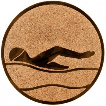 Emblém plavání bronz 25 mm