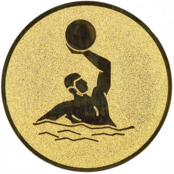 Emblém vodní pólo zlato 25 mm