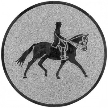 Emblém drezura stříbro 25 mm