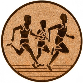 Emblém běh bronz 25 mm