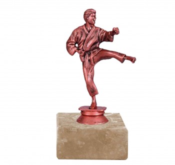 Soška karate F005 bronz