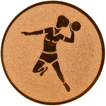 Emblém házená ženy bronz 25 mm