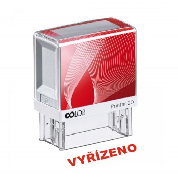 COLOP ® Razítko Colop Printer 20/vyřízeno černý polštářek