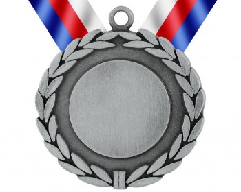 Medaile MD7 stříbro s trikolórou