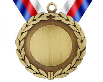 Medaile MD7 zlato s trikolórou