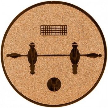 Emblém stolní fotbal bronz 25 mm