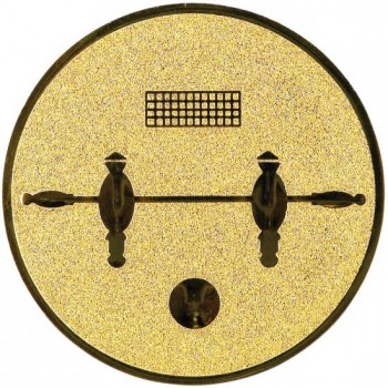 Emblém stolní fotbal zlato 25 mm