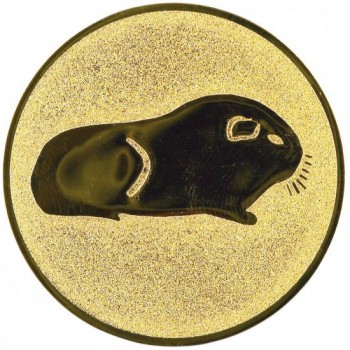 Emblém morče zlato 25 mm