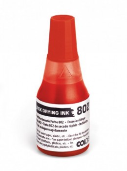 COLOP ® Razítková rychleschnoucí barva COLOP 802 červená