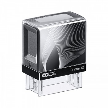 COLOP ® Razítko Colop Printer 10 černé se štočkem modrý polštářek