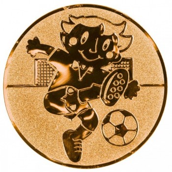 Emblém fotbal děti bronz 25 mm